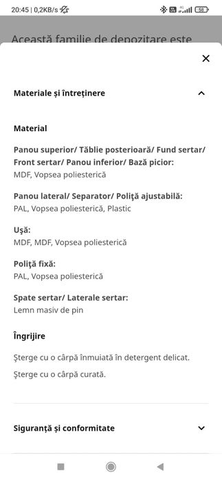 Comodă Lommarp Ikea