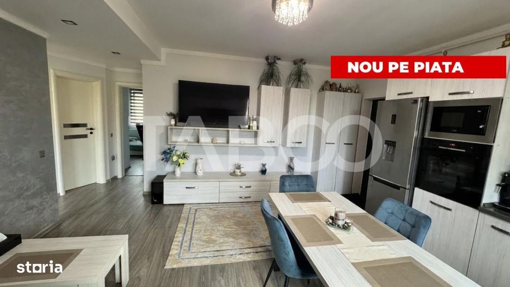 Apartament 3 camere de vanzare 54 MPU MOBILAT UTILAT PARCARE Selimbar