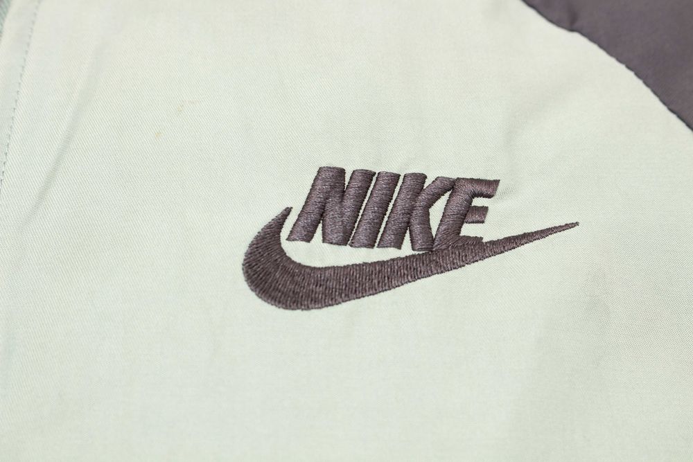 Nike оригинално мъжко яке bomber черно зелено колежанско М