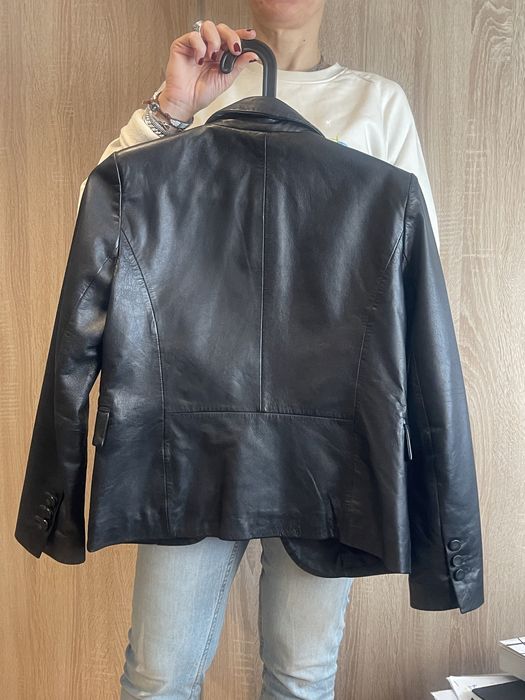 Sacou/haina piele naturala Zara