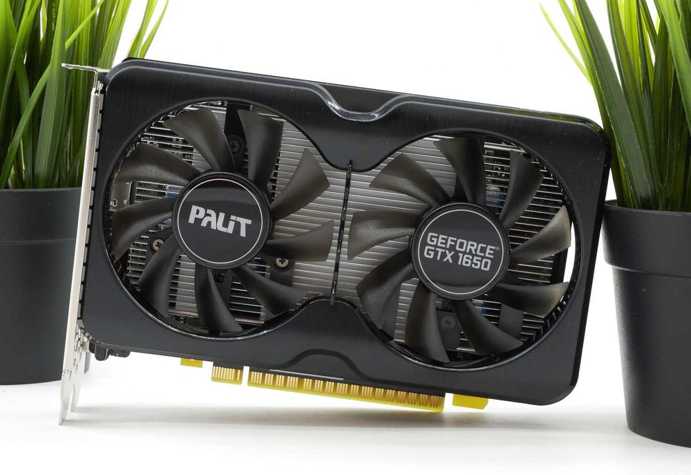 nVidia 1650 GTX 4096 MB обновлённая GDDR6 версия! 6 pin питание Palit