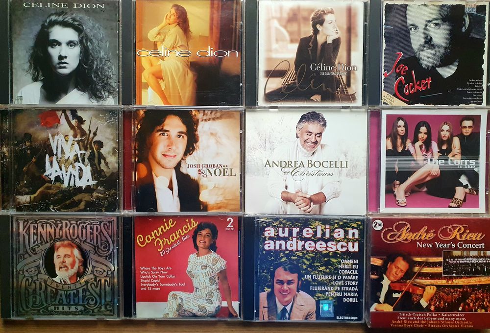 CD-uri originale cu muzica pop-rock (multe USA)