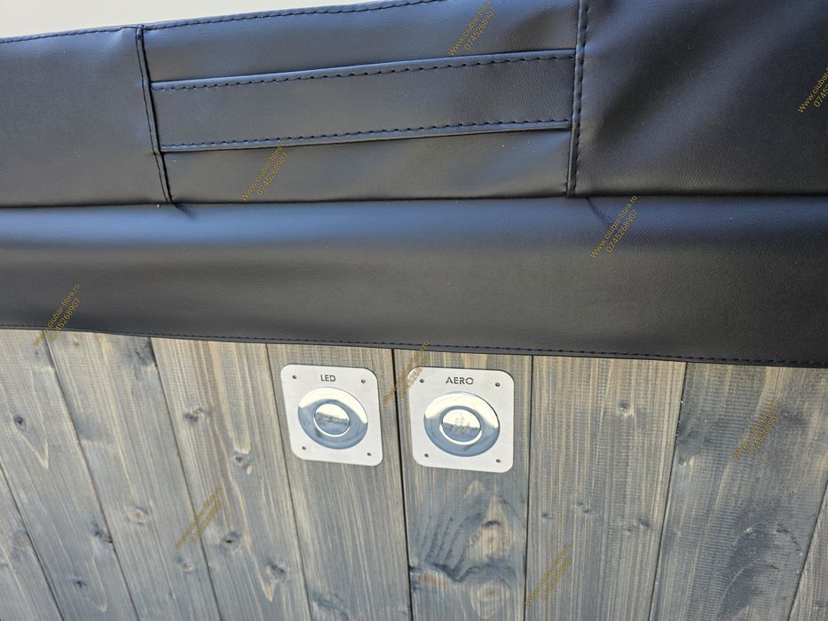 Ciubar patrat fibră, jacuzzi Hidromasaj Aeromasaj