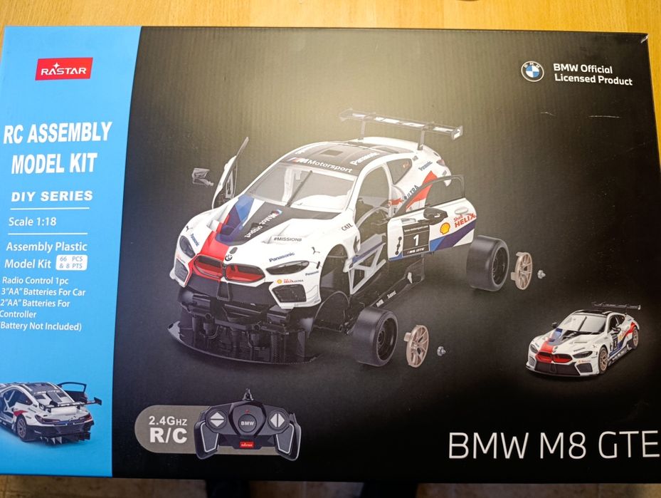 Радио количка  BMW M8 GTE R/C 1:18