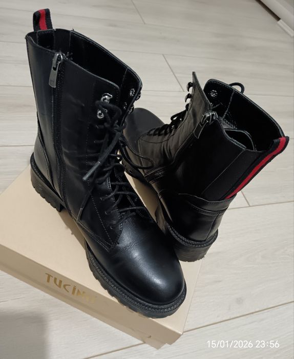 Натуральная кожа Ботинки зимние