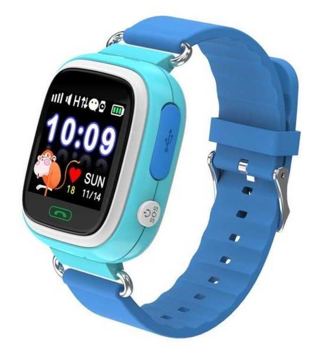 Детски смарт часовник Xmart KIDS GPS KW03G Blue със слот за SIM карта
