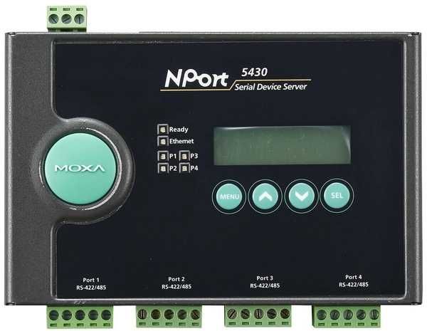 NPort 5430: Преобразователь MOXA