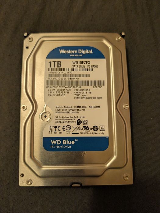 HDD WD Blue 1 Tb