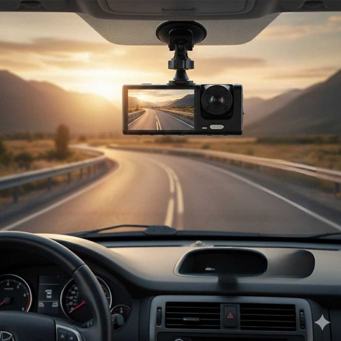 Видеорегистратор Black BOX Super HD 1296P + задна камера