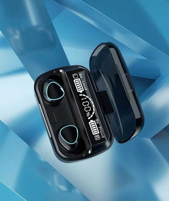 Безжични bluetooth слушалки с LED цифров дисплей