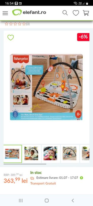 Saltea Activități bebe