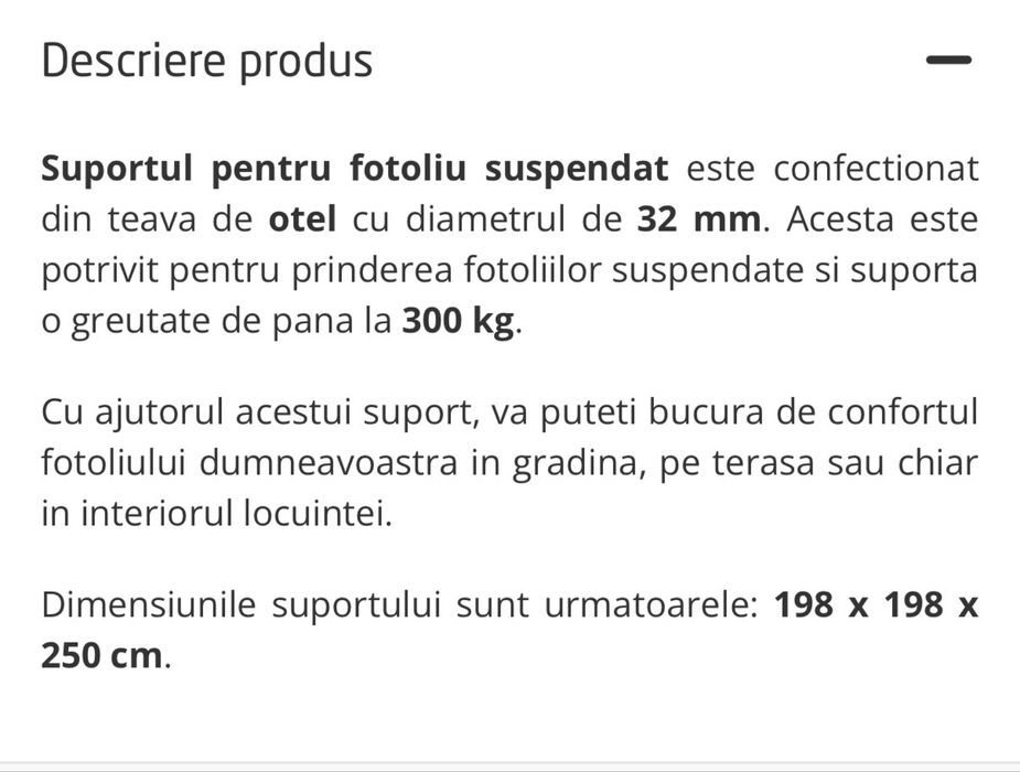 Leagan suspendat nou