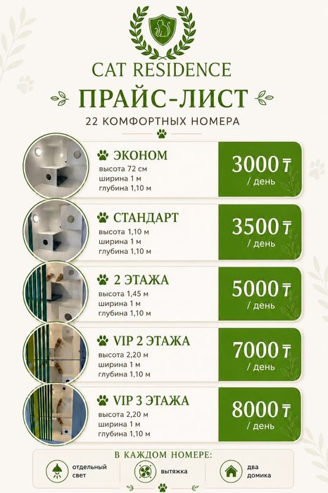 Зоогостиница для кошек