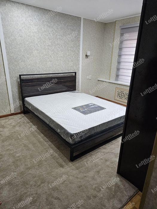 Металлическая Кровать ДИАМОНД, krovat loft stilida