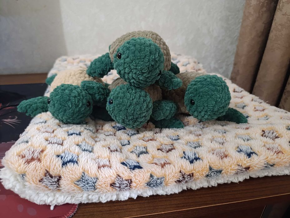 Вязаные игрушки, ручная работа