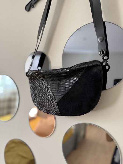 Дамски клъч ествествена кожа