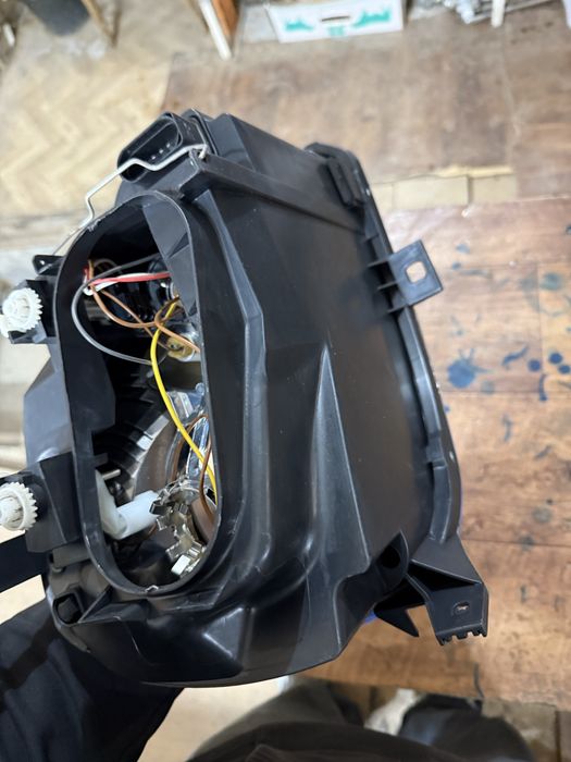 Фара приора 2 левая с ход огнём оригинал бош