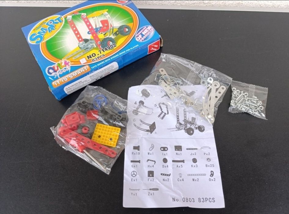 joc constructii metalice motostivuitor cadou copii fete baieti