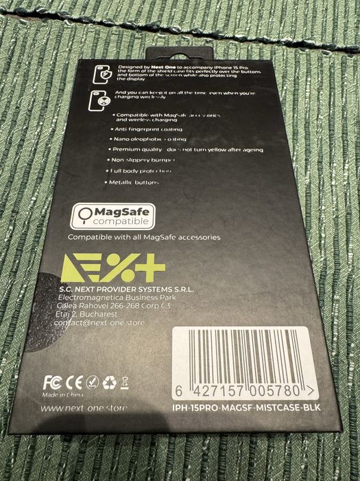 Husa de protectie transparenta NEXT ONE MagSafe IPhone 15 pro