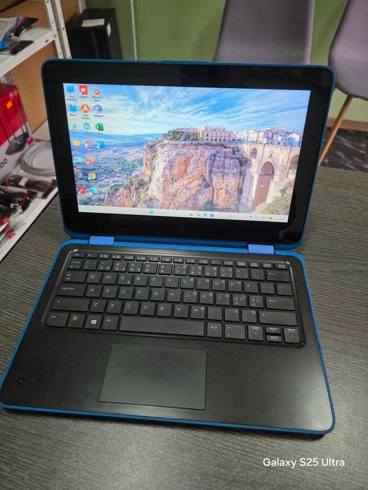 Лаптоп / таблет 11.6" HP ProBook x360 11 G3 EE Blue | 4 ядрен Silver N5000 / 8GB DDR4/ 128GB SSD