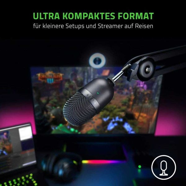 Микрофон Gaming Razer Seiren Mini, Черен