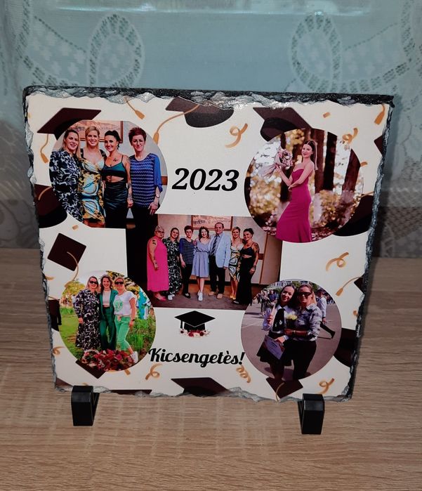 Cadou personalizat: cana, piatra, canvas, ceas, toca
