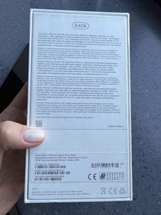 iPhone X в отличном состоянии