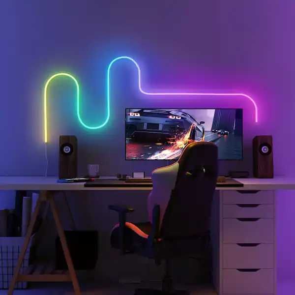 Адресный RGB неон, NEON лента на 24 вольт