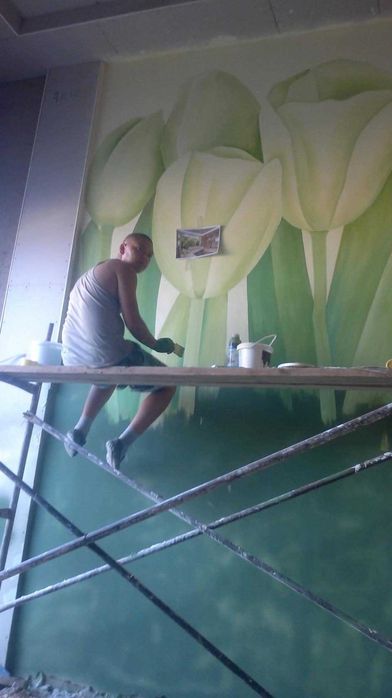 Все виды художественных работ.создание скульптур и водопадов