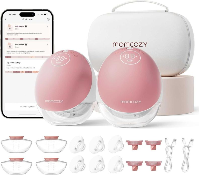 Momcozy M9 - помпа за кърма - двойна, смарт