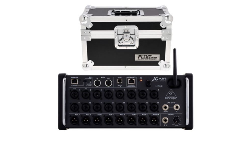 Behringer XAIR18 + Flyht case