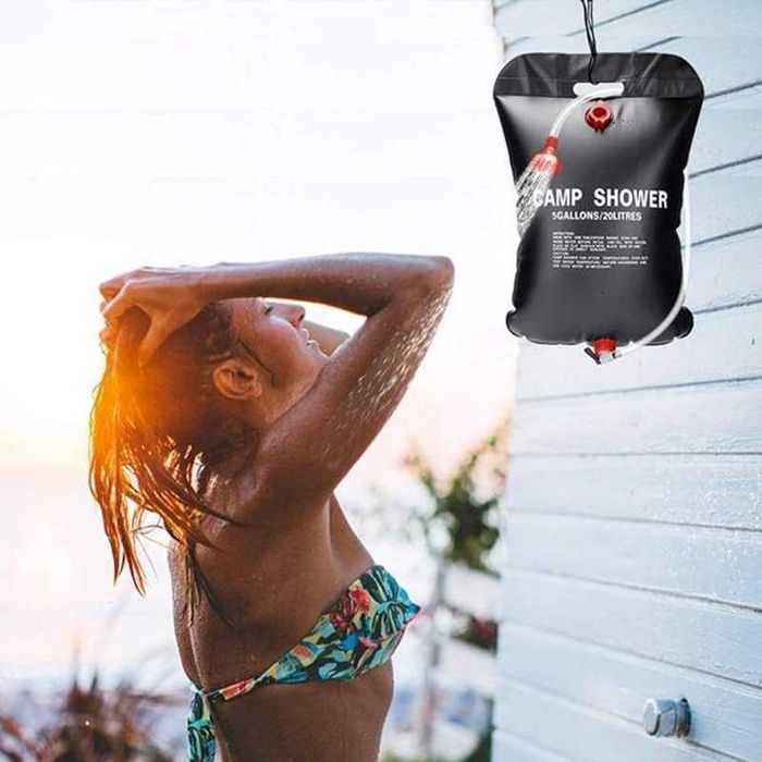 Dus solar portabil 20L pentru camping plaja gradina incalzire solara