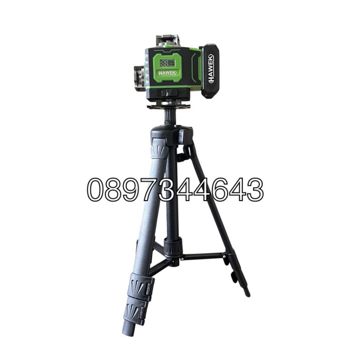 Лазерен нивелир HAWEK 4D 16 линии  + лазерна ролеткд 50м