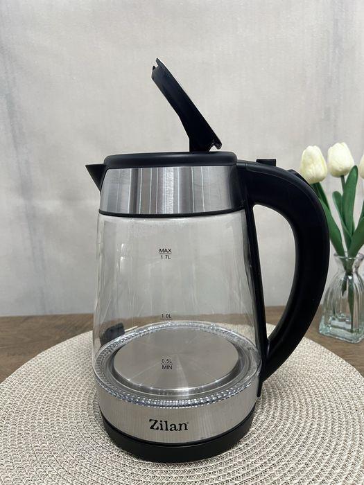 Стъклена електрическа кана Zilan ZLN3963