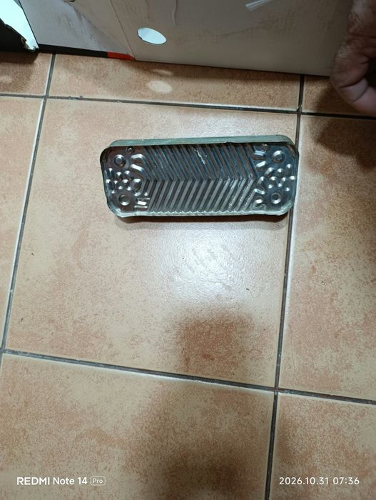 Schimbător de căldură în plăci centrala termica Beretta