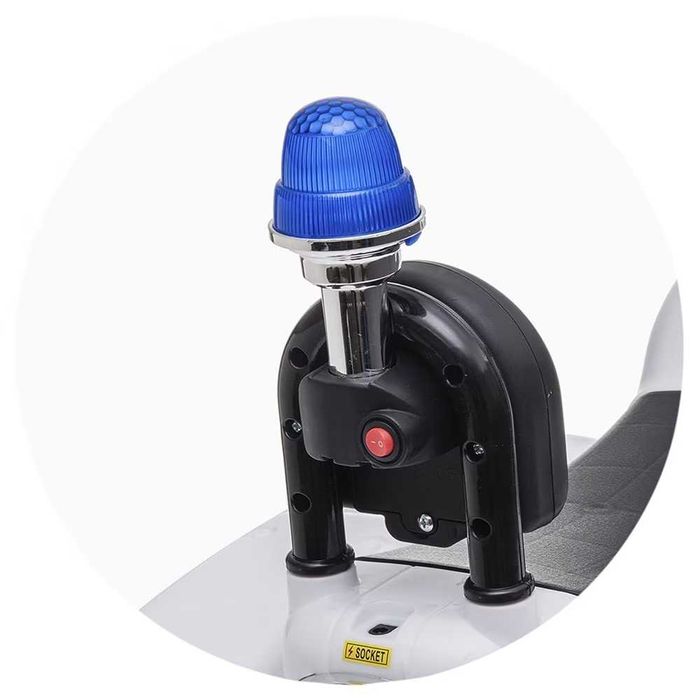 Motocicleta electrica, Chipolino, Police, white