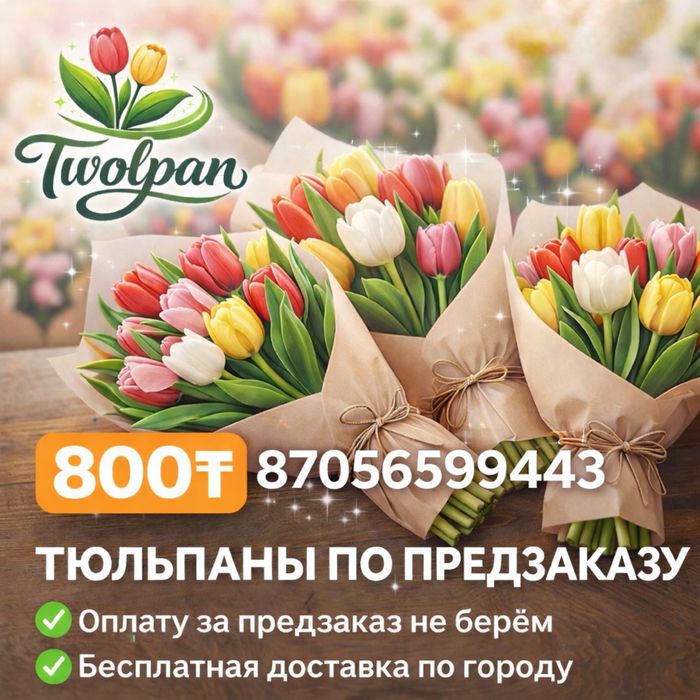 Тюльпаны не дорого