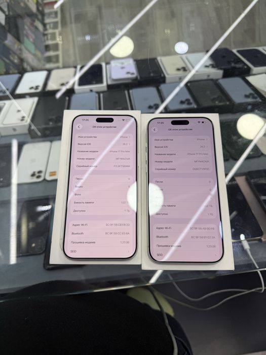 iphone 17 pro max 1TB %100   11