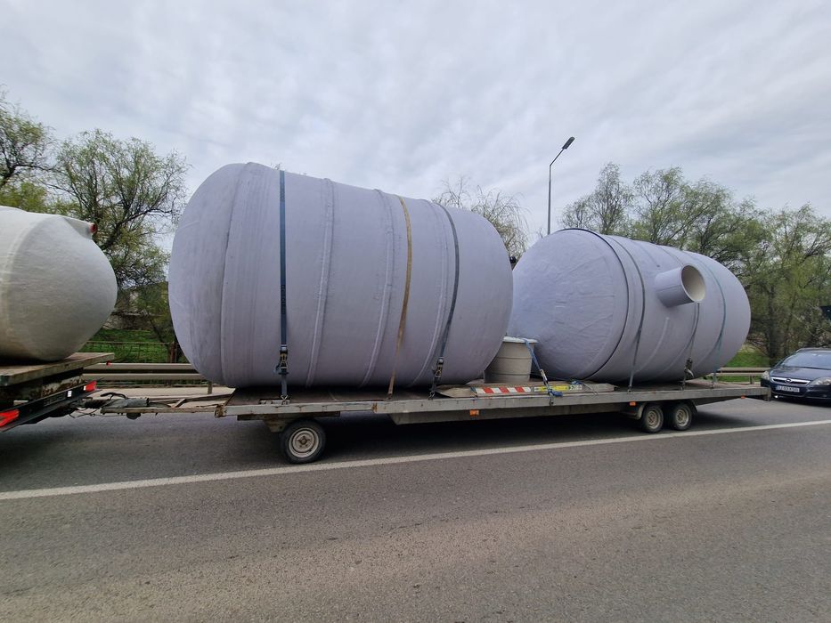 Fosa septica ecologica din fibra de sticla 10000litri asiguram transpo