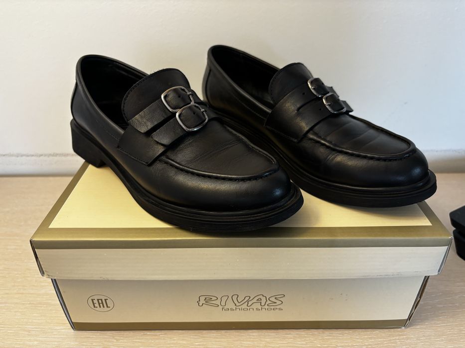 Дамски Кожени Мокасини Ествествена Кожа Rivas