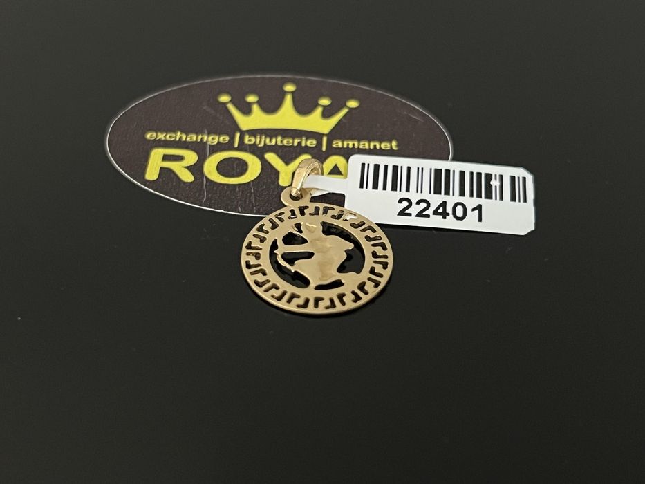 Bijuteria Royal CB: Pandant aur nou 14k 1,17gr