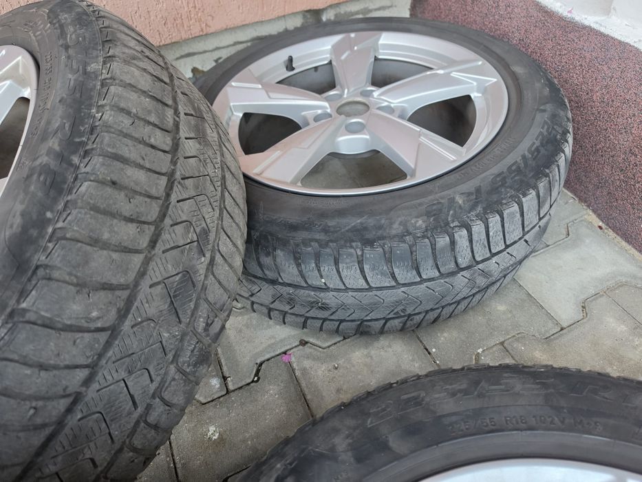 Jante audi R18 cu anvelope 225 55 R18