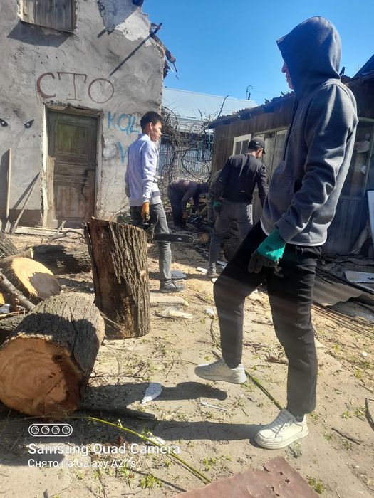 ДЕМОНТАЖ  любой .Уборка Территории