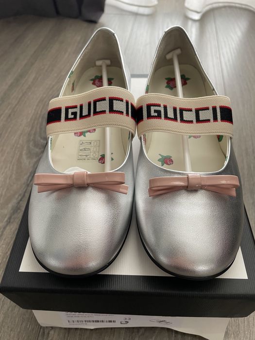 детски кожени балеринки GUCCI