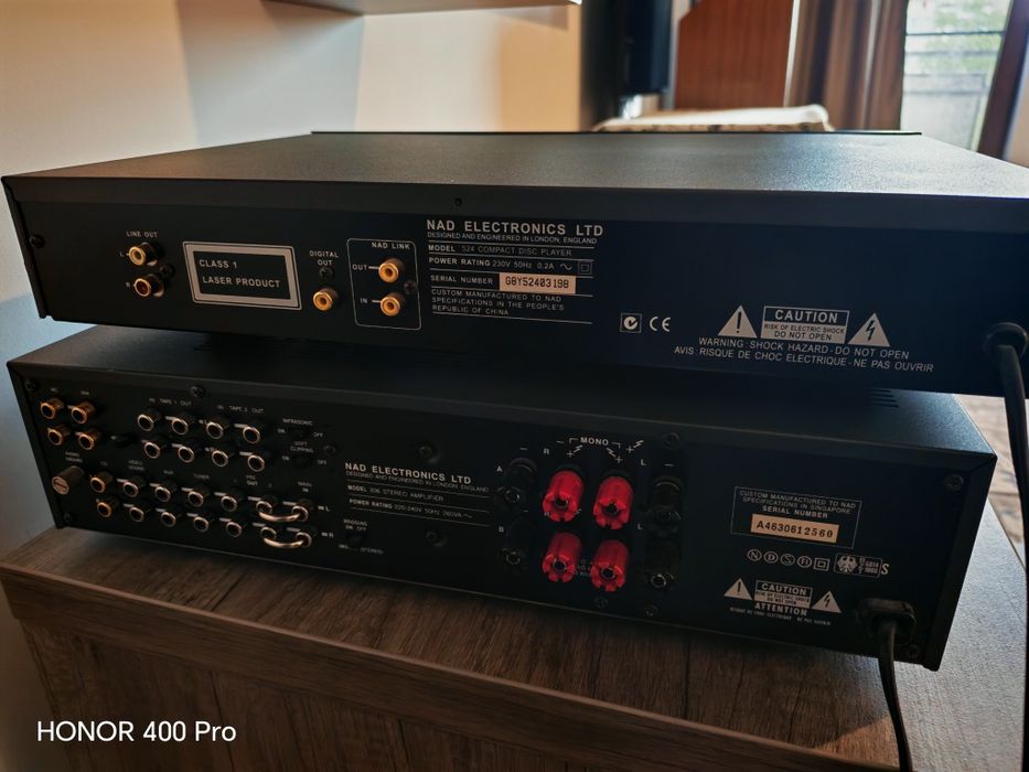 Amplificator Nad 306 si Nad cd 524