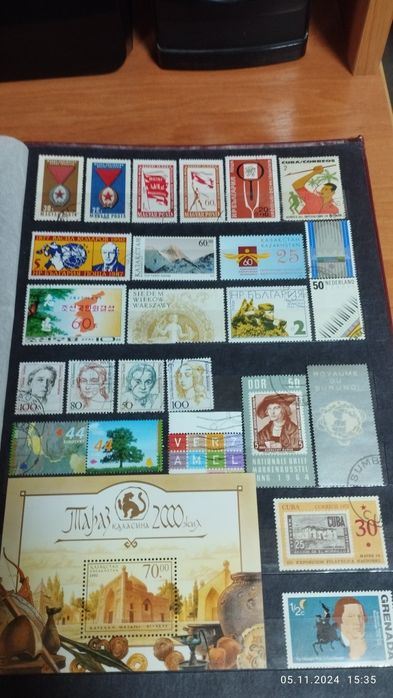 Почтовые марки..