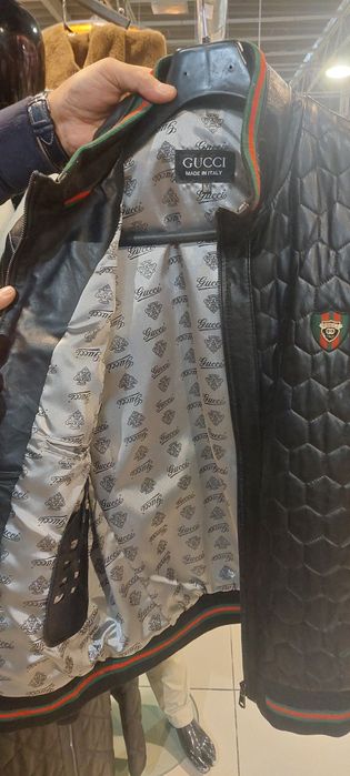 Кожено яке Gucci