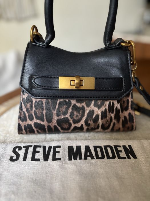 Чанта Steve Madden с леопардов принт