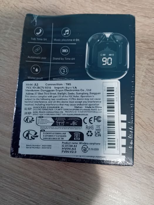 Căști HandsFree Bluetooth Wireless Microfon. Noi