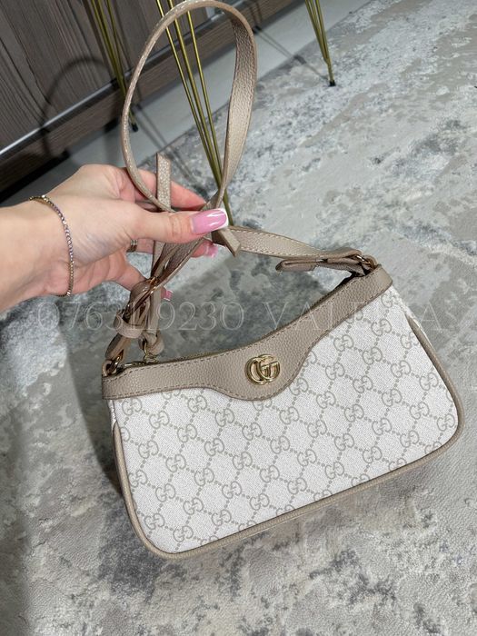 Geanta de mana - Piele Eco - imprimata / bej